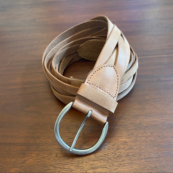 Accessories - Tan Leather Belt with separate straps